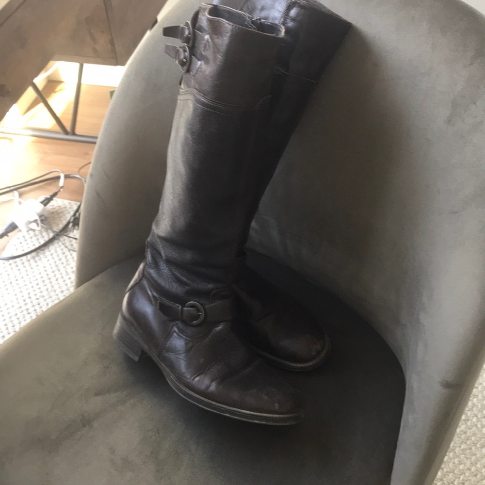 Aldo brown riding boots